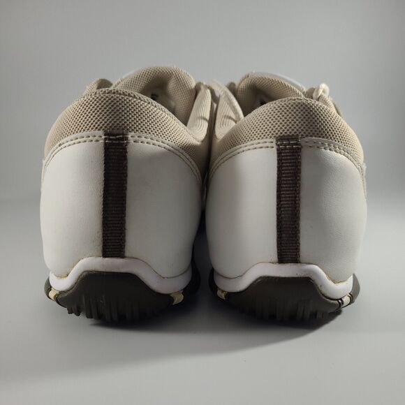 Nike 418355-122 White Brown Athletic Lace-Up Golf Cleats Women’s Size 7 - Picture 4 of 8
